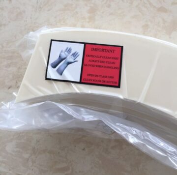 Ceramic clean room (class 1000) packaging