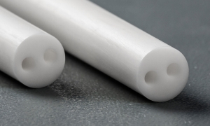 Ceramic Round Double Bore Tubing Ceramic Round Double Bore Tubing