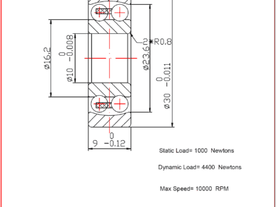 1200 Self aligning Full ceramic ball bearings