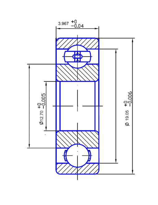 R1212 ceramic bearing