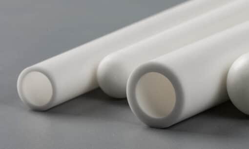 Ceramic Round Single Bore Tubes (Closed One End)