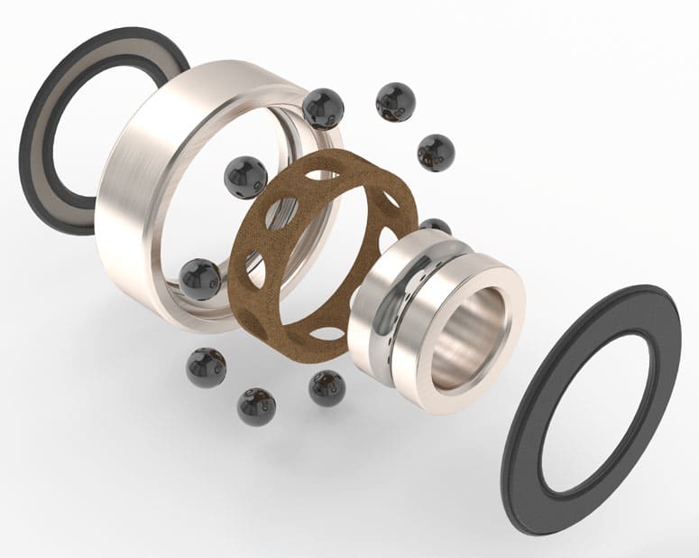 Angular contact ball bearings